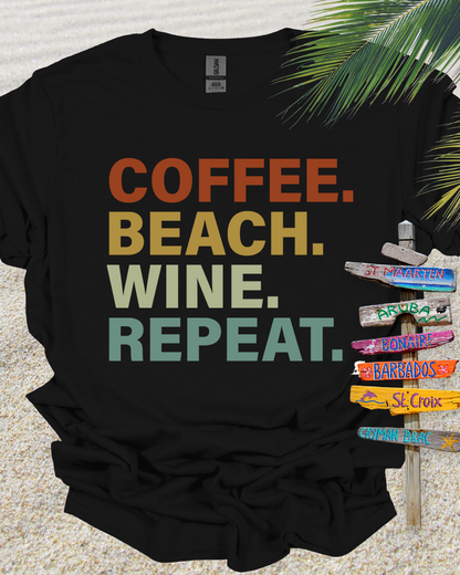 Coffee Beach Wine Repeat