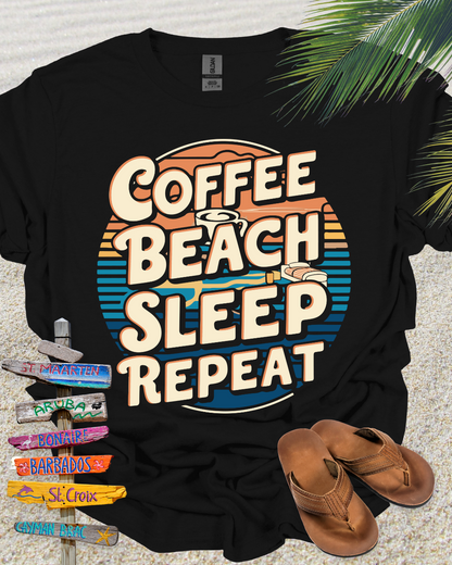 Coffee Beach Sleep Repeat