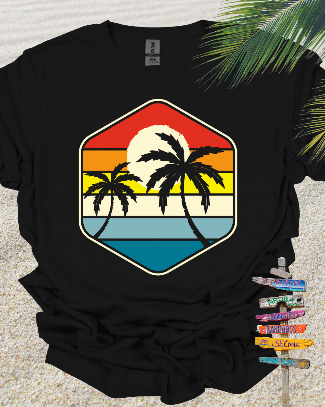 Retro Palms Sunset