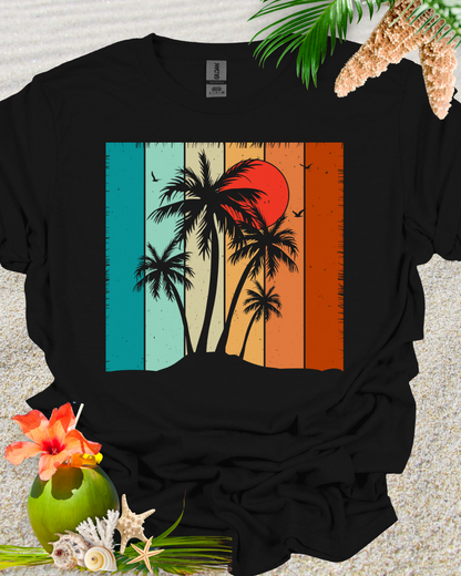 Retro Sunset Beach