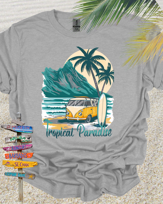 Beach Classic Car VW Tropical