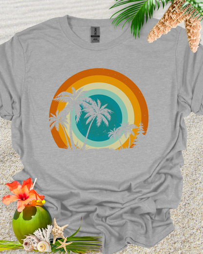 Palm Tree Circle Vintage