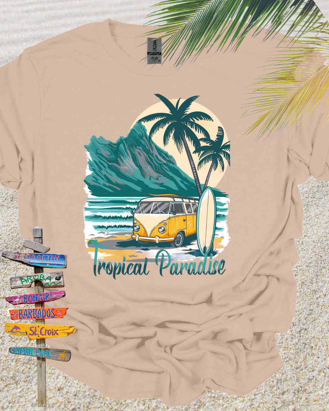 Beach Classic Car VW Tropical