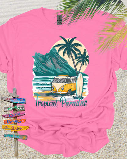 Beach Classic Car VW Tropical