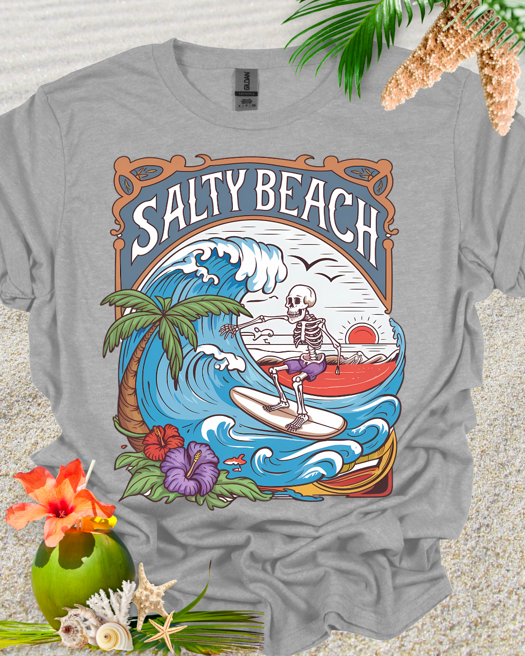 Salty Beach Skeleton