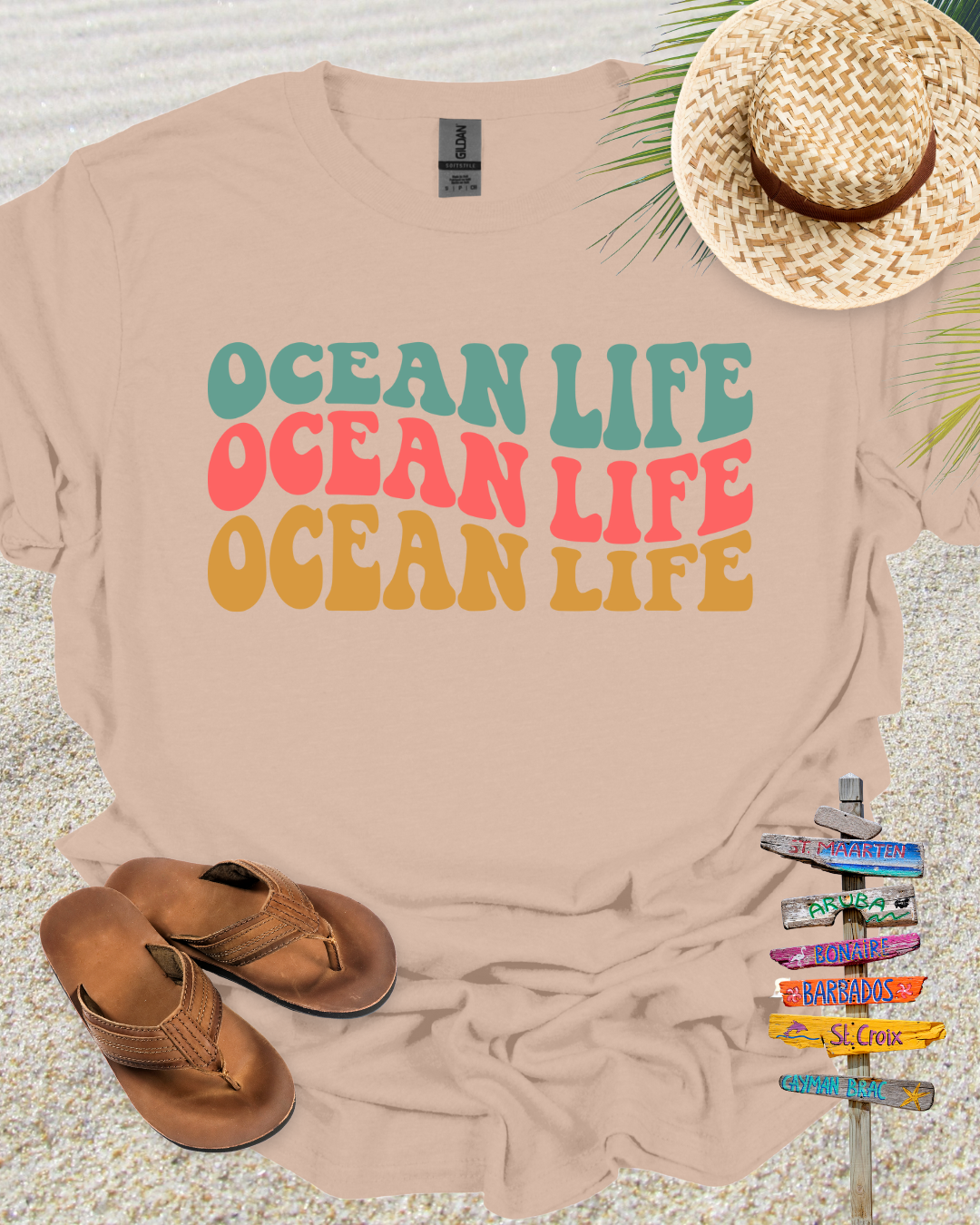 Ocean Life Groovy Retro