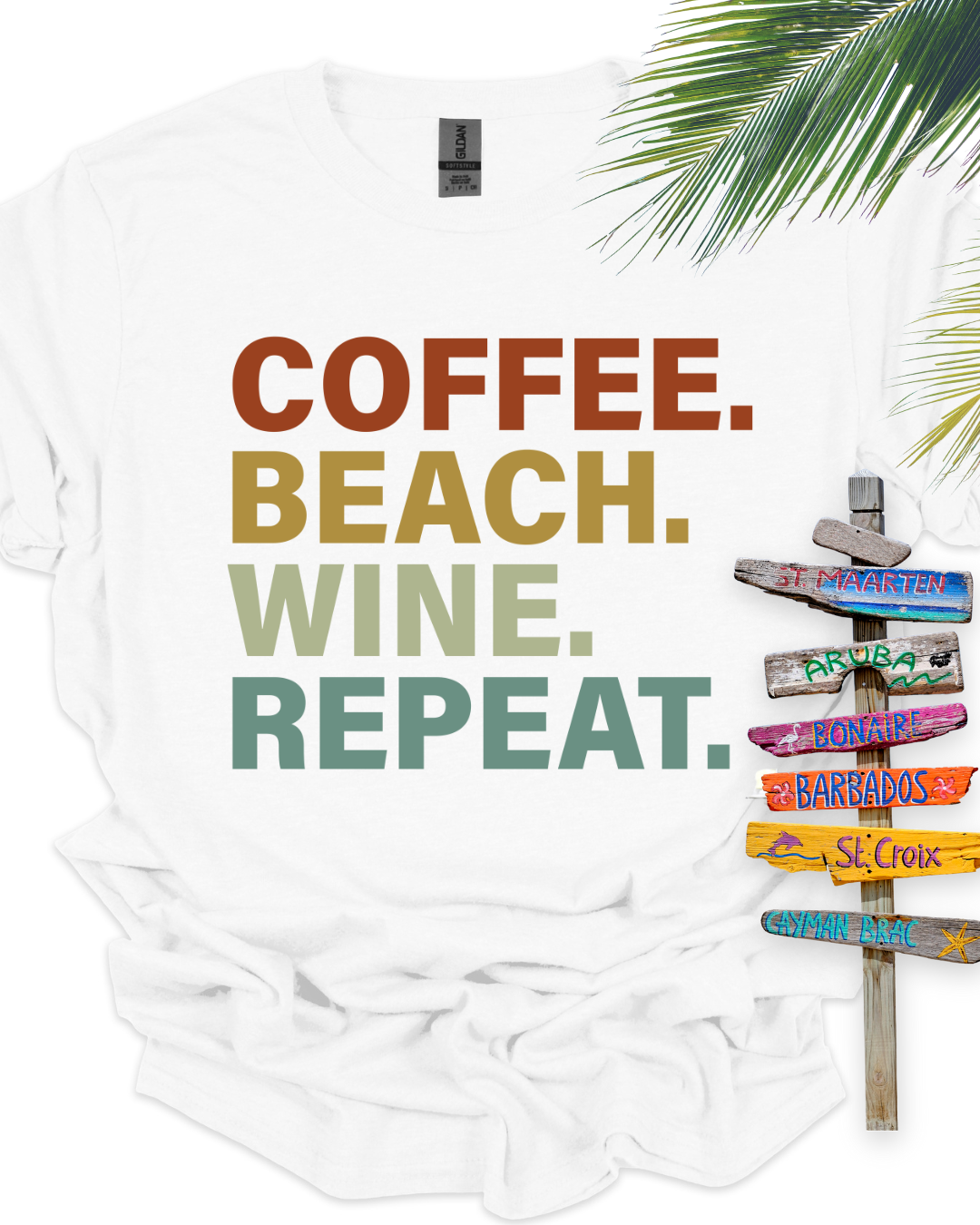 Coffee Beach Wine Repeat