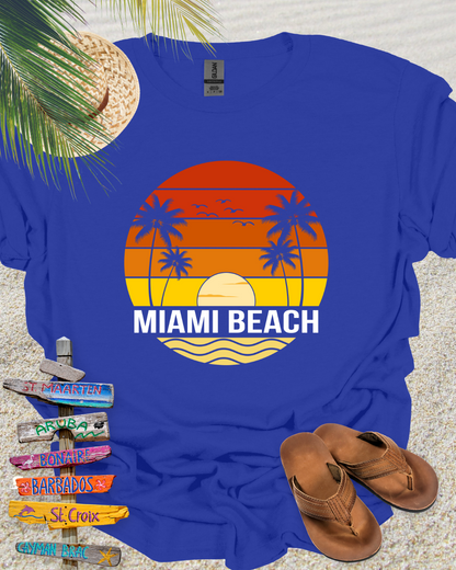 Beach Vintage Retro Miami