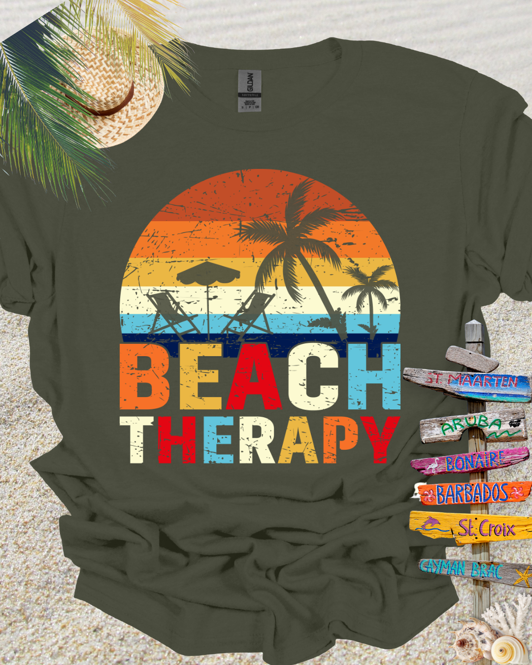 Beach Therapy Retro Summer Vintage