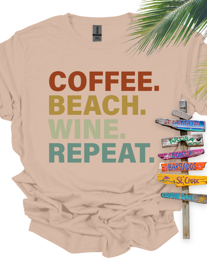 Coffee Beach Wine Repeat