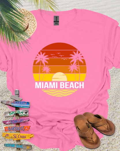 Beach Vintage Retro Miami