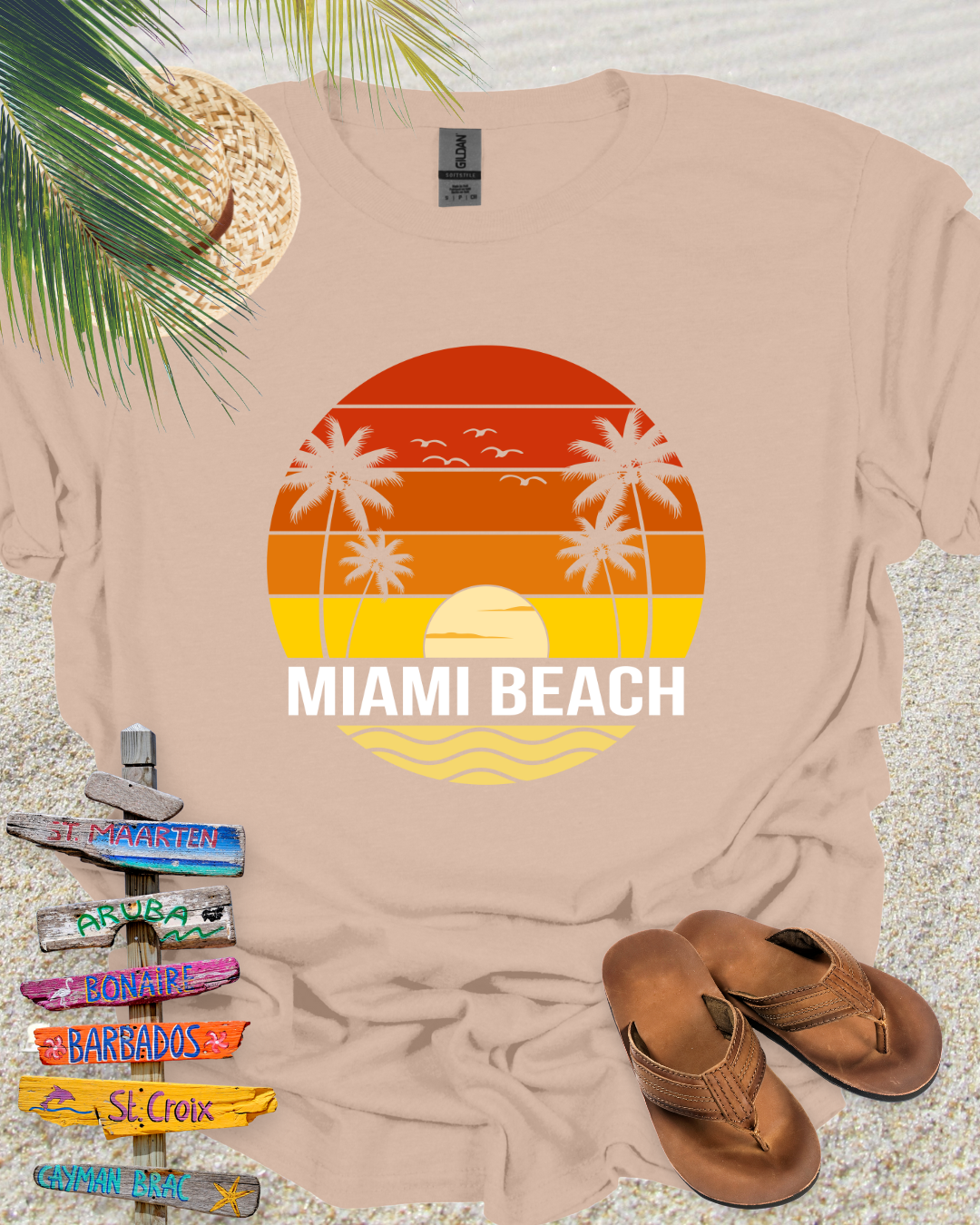 Beach Vintage Retro Miami