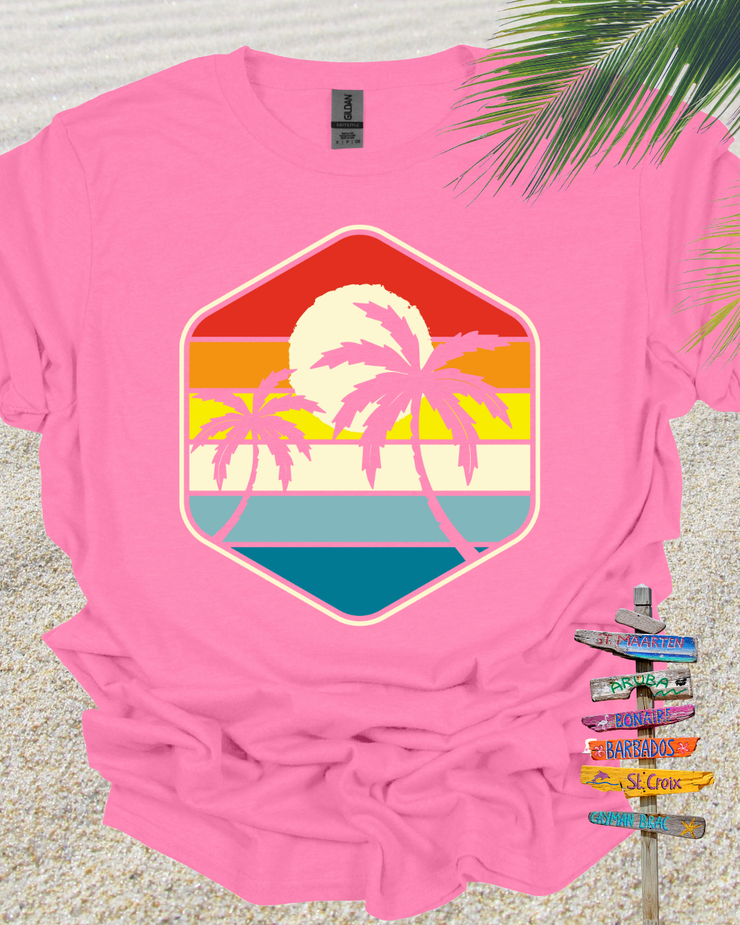 Retro Palms Sunset