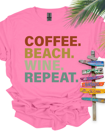 Coffee Beach Wine Repeat